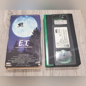ET The Extra Terrestrial VHS 1988 Classic Movie